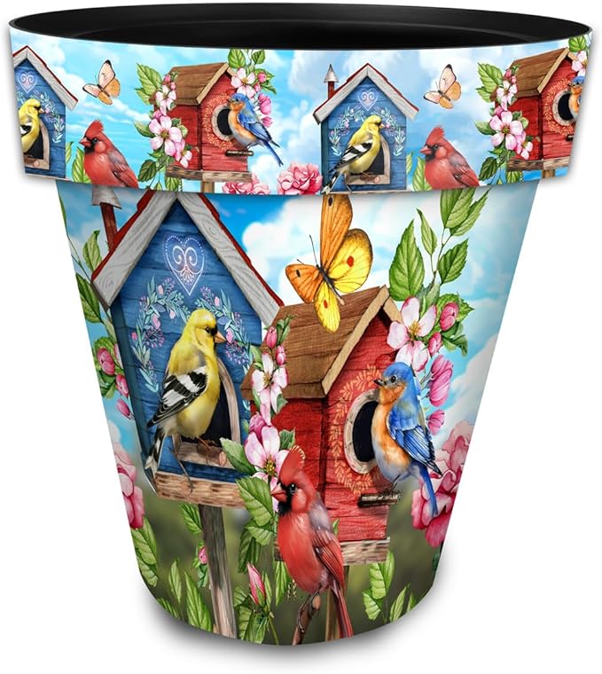 Briarwood Lane Floral Birdhouses Large Planter by BriarwoodLane