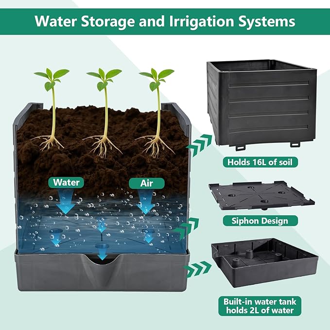 2 Pack Raised Garden Bed Planter Box - Image 3