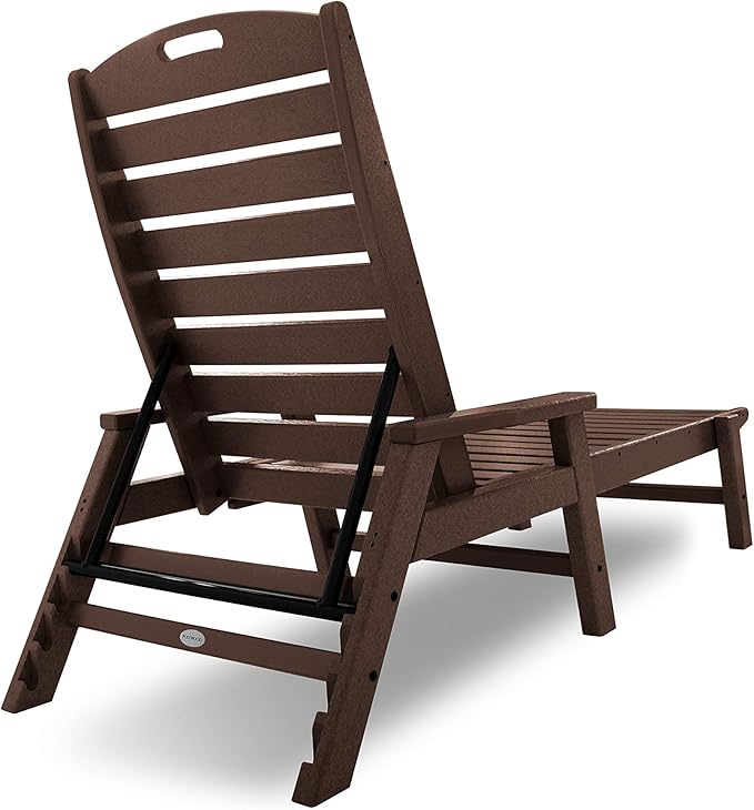 POLYWOOD NCC2280MA-P Nautical Arms Chaise - Image 4