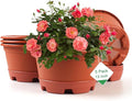 Outdoor Flower Pots 5 Packs 13 inch pots by KPUVX