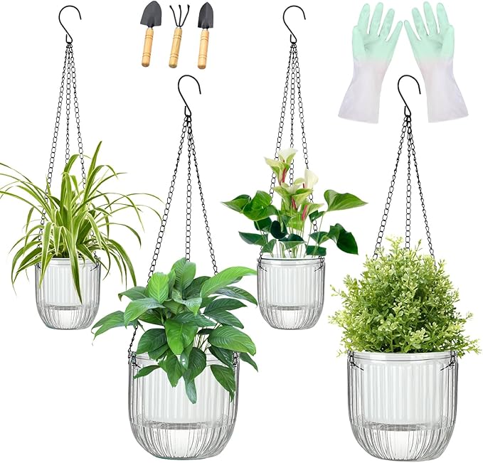 Self-Watering Hanging Planter for Indoor Plants by Unknown