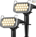 WdtPro Solar Spot Lights Outdoor Waterproof, Bright Solar Lights Outdoor by WdtPro