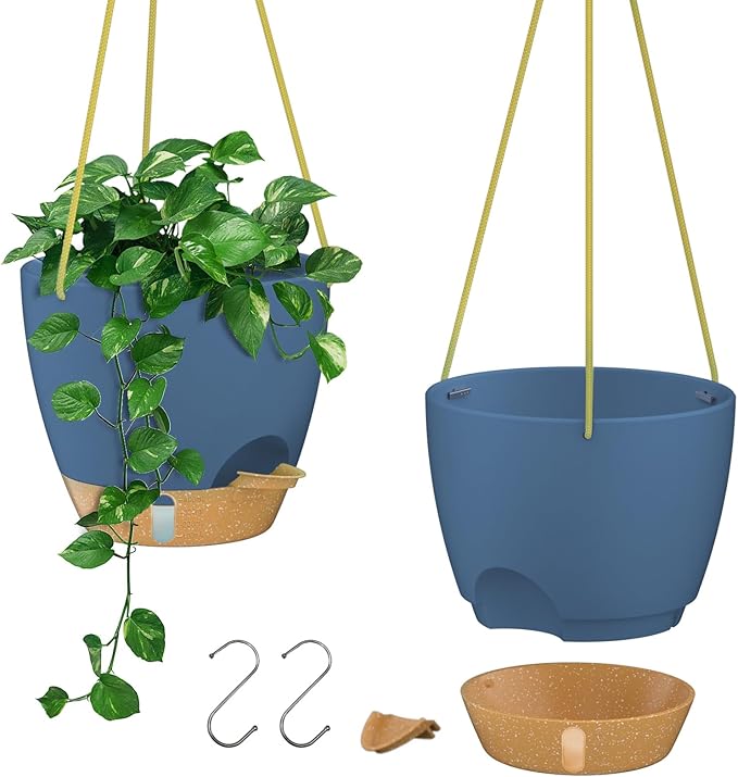 ZMTECH 10 Inch Hanging Planters by HighQualityGardeningTools