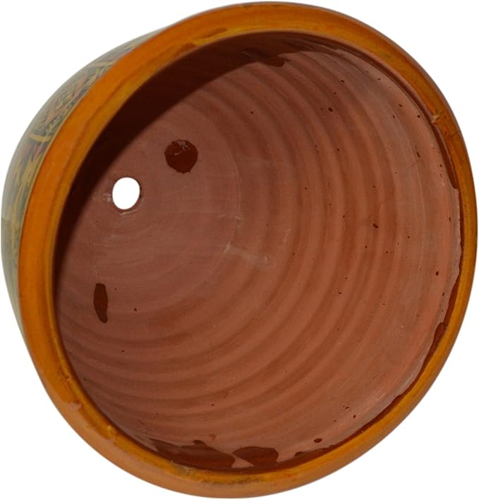 Treasures Of Morocco Handmade Ceramic Flower Pot Moroccan Indoor Outdoor - Image 3