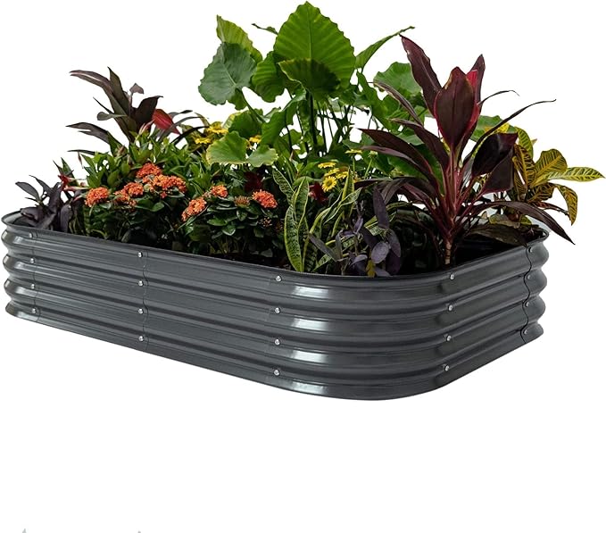 Vego garden Raised Garden Bed Kit, Modern Gray by VegoGarden