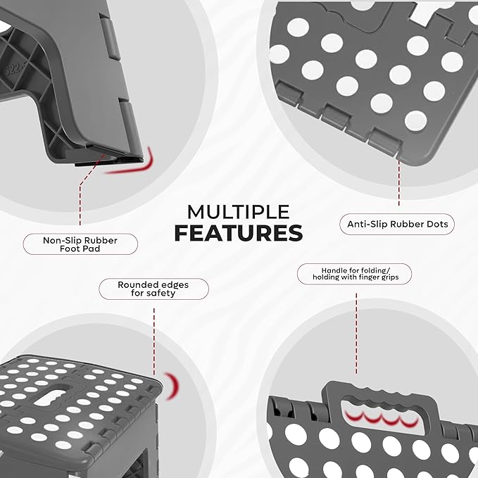 Utopia Home Folding Step Stool - Image 3