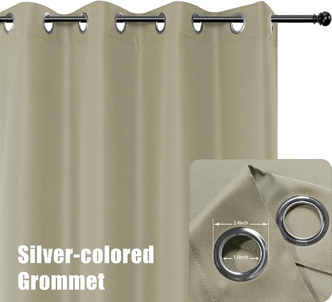 BONZER Waterproof Indoor/Outdoor Curtains - Image 2