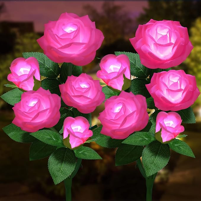 Solar Flower Lights Outdoor by LightYourLife