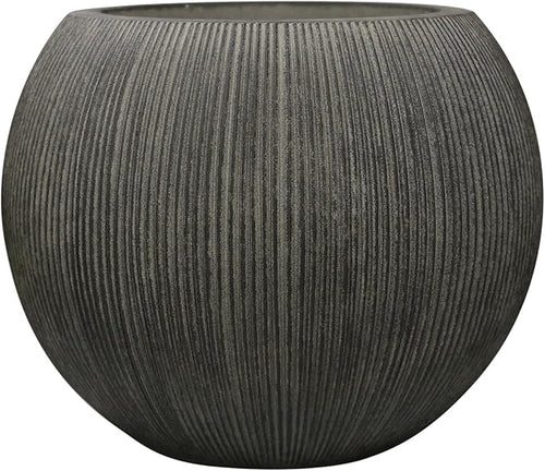 11.8" H X 14.5" D Round Plastic Planter by UPPERSTONELIVING