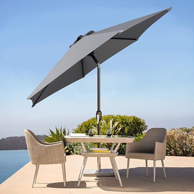 Blissun 7.5 ft Patio Umbrella, Yard Umbrella, Outdoor Market Umbrella - Image 7