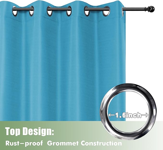 HolidayIdeas Waterproof Outdoor Curtains - Image 4