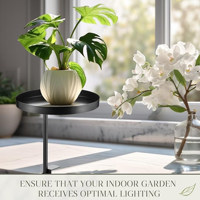 2 Pcs Window Sill Plant Shelf 5.7''D x 12.4''H Adjustable Window Shelf - Image 4