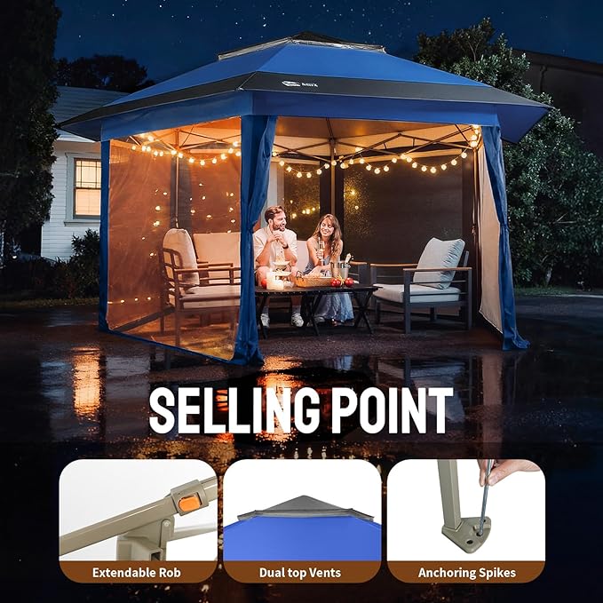 CROWN SHADES 12x12 Pop Up Gazebo - Image 5