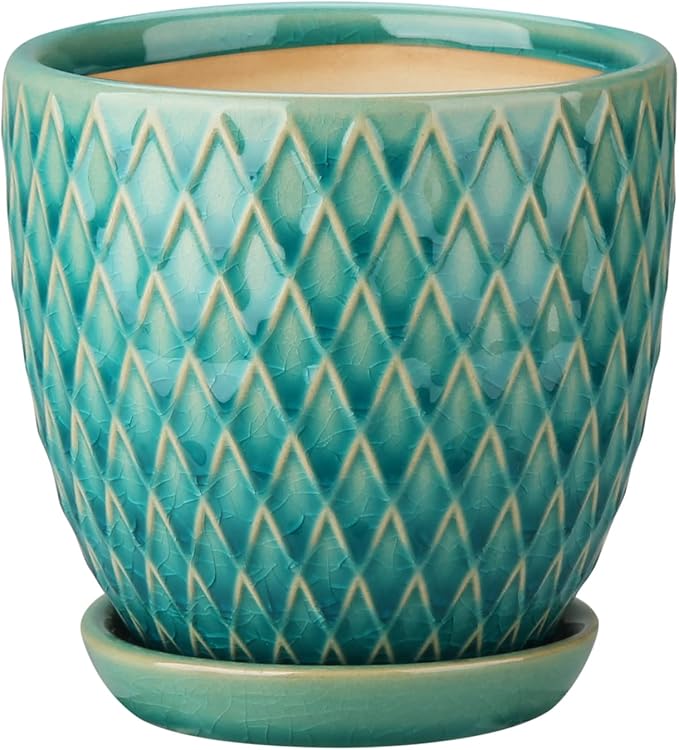 Oairse 4 inches Ceramic Planters Pots - Image 7