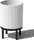 Veradek Demi Series Round Planter w/ Stand by VeradekOutdoor