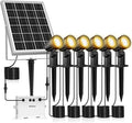MEIHUA Solar Spot Lights Outdoor, 6 in 1 Solar Landscape Spotlights 2700K Warm by MEIHUA