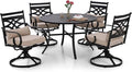 Sophia and William Swivel Patio Dining Set by SophiaWilliam
