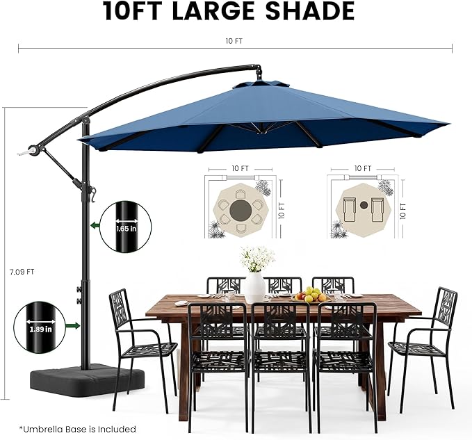 OLILAWN 10ft Patio Umbrella - Image 8
