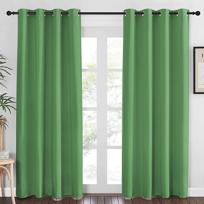 NICETOWN Blackout Curtains 84 Inch Length, Thermal Insulated Room Darkening by NICETOWN