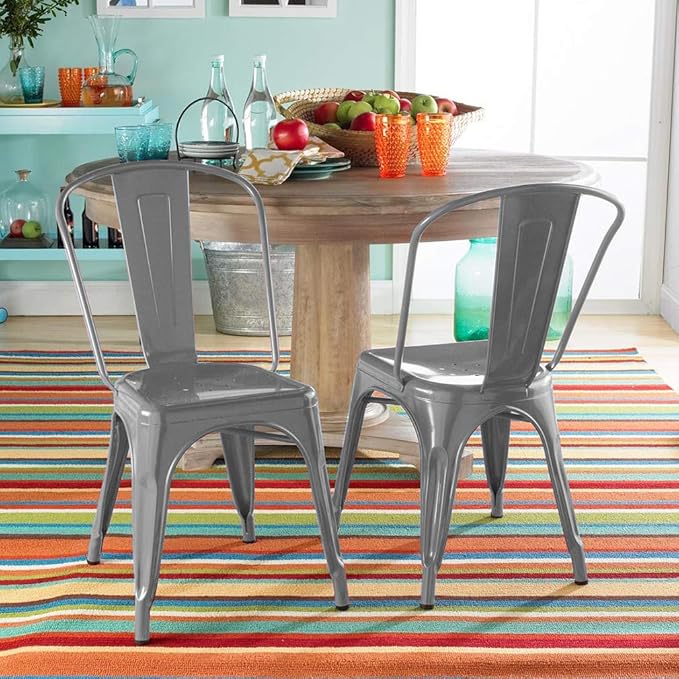 FDW Dining Chairs Set of 4 - Image 4