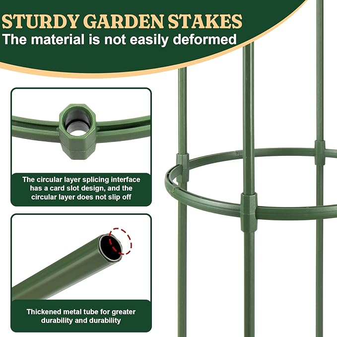 Round Heavy Duty Tomato Cage - Image 5