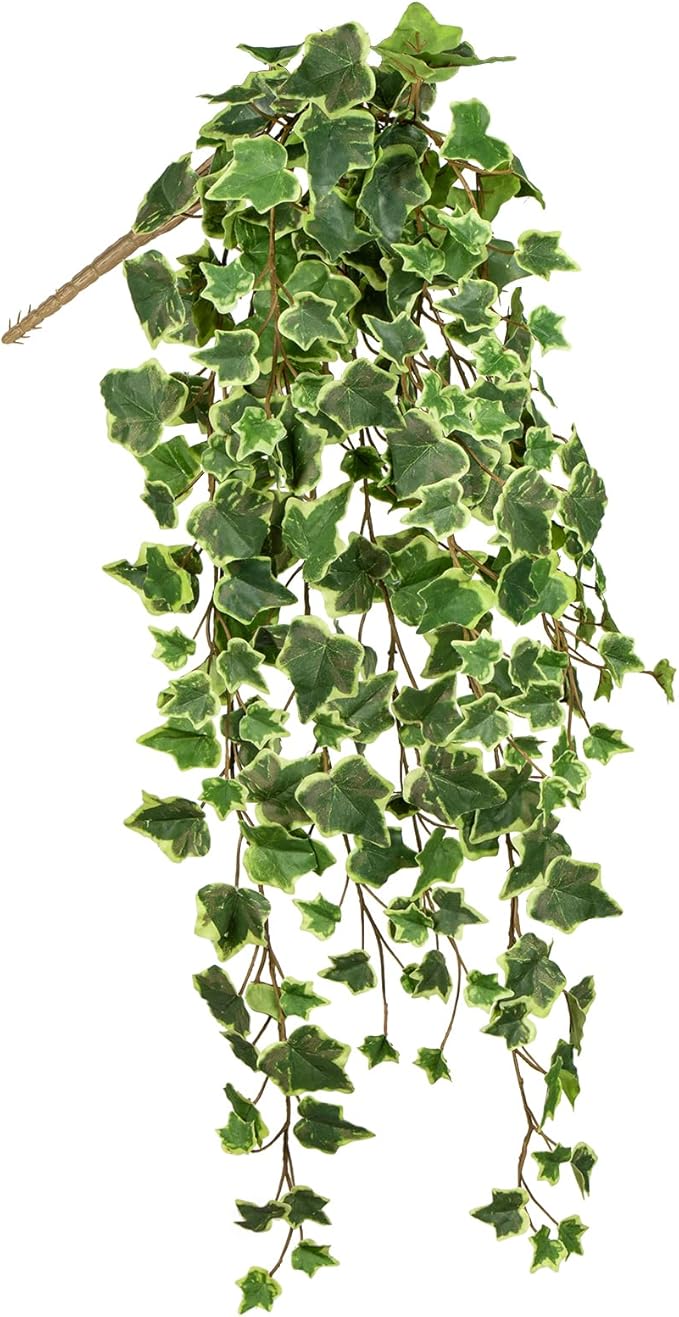 Hollyone Artificial Hanging Plants 35.4" Fake Ivy Vine Faux Ivy Leaves Fire and by Hollyone