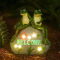 Nacome Solar Garden Outdoor Statues Frog by Nacome