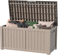 150 Gallon Outdoor Deck Box, Lockable Waterproof Outdoor Storage Boxes by MAIUSCOLI