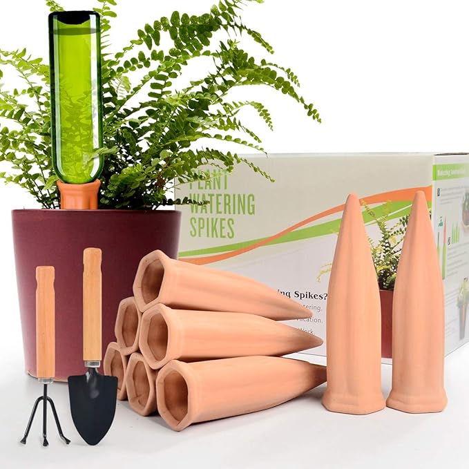 Automatic Plant Waterer Terracotta Self Watering Spikes Drippers Irrigation by B+SEPOR