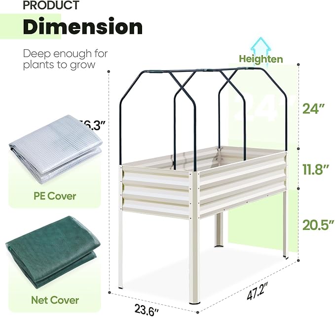 KING BIRD Raised Garden Bed - Image 6