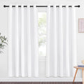 NICETOWN White Room Darkening Curtain 72 inches Long by NICETOWN