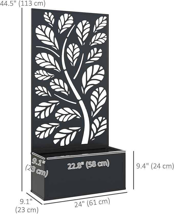 Outsunny Metal Raised Garden Bed - Image 7