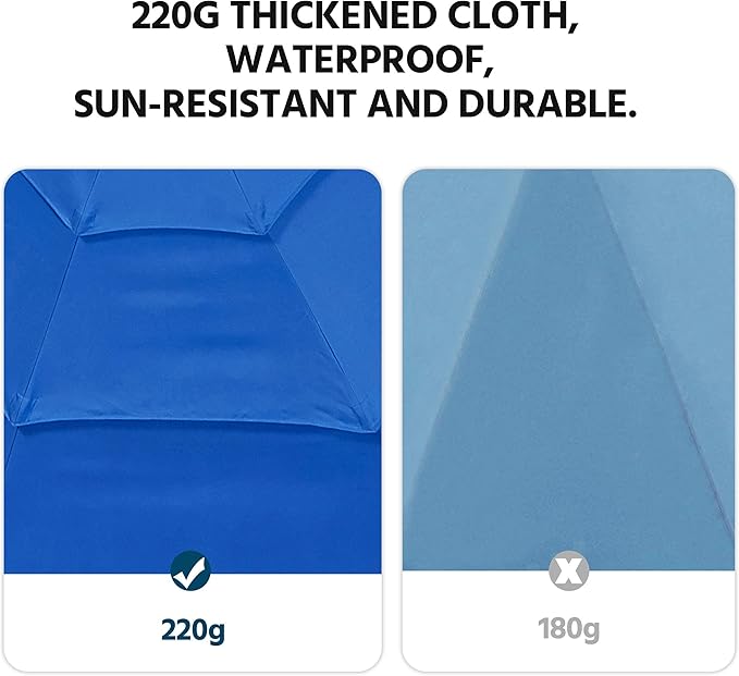 Yaheetech 3 Tier Patio Umbrella 10ft Vented Outdoor Large Market Table Umbrella - Image 9