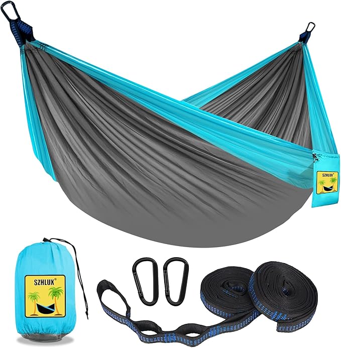 SZHLUX Camping Hammock Double & Single Portable Hammocks by SZHLUX
