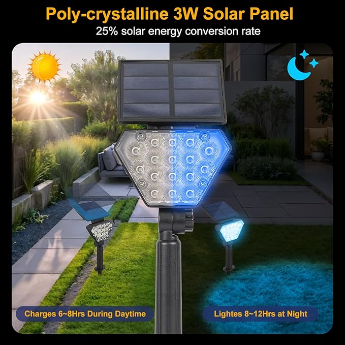 T-SUN Solar Lights Outdoor Waterproof IP65 - Image 4