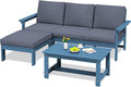 SERWALL Outdoor Sectional Sofa Set, 5-piece Outdoor Modula Couch Set by SERWALL