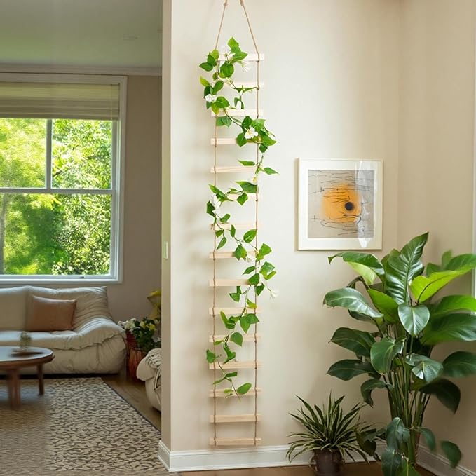 Wooden Ladder Plant Trellis for Climbing Plants – 6ft Extra Tall Indoor & - Image 7