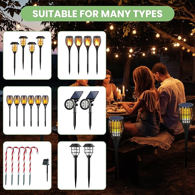 15 Pcs 8.25 Inch ABS Plastic Ground Spikes - Image 7