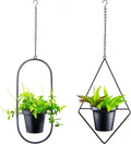 Modern Hanging Planters for Indoor Plants, Metal Plant Hanger by HemePaha