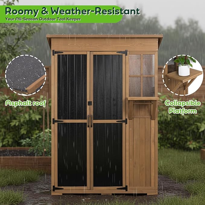PetsCosset Large Outdoor Storage Cabinet Waterproof - Image 4