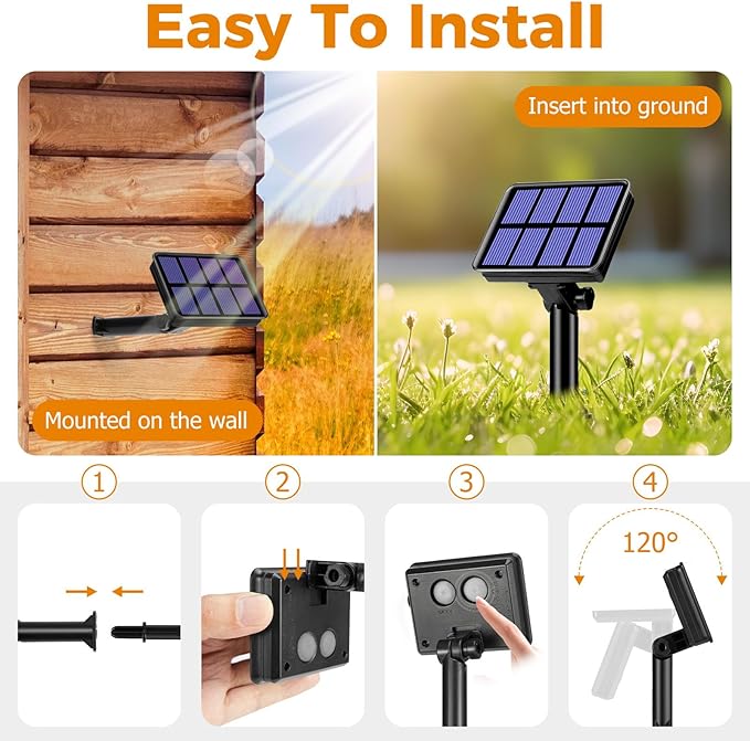 4 Pack Solar String Lights for Outside - Image 6
