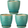 Oairse 4 inches Ceramic Planters Pots by Oairse