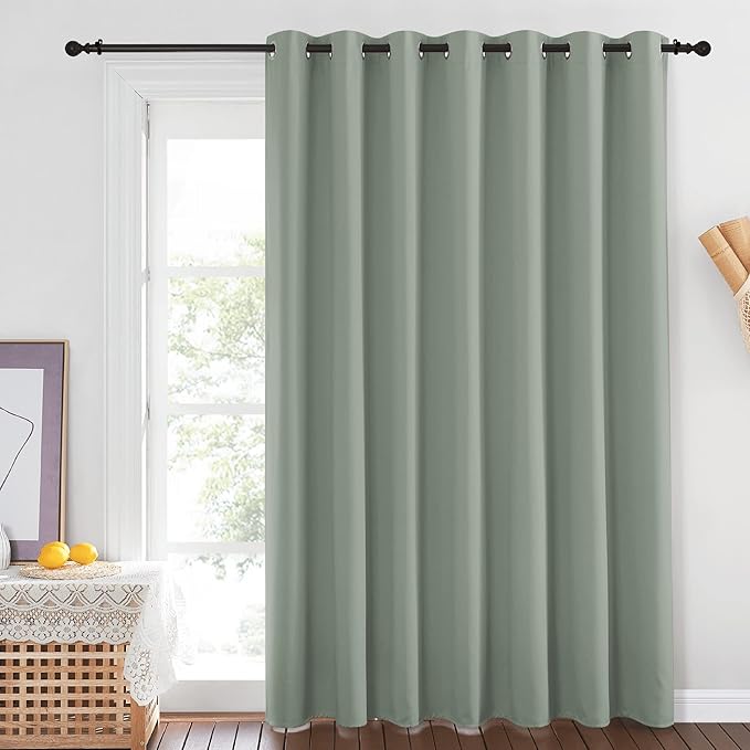 NICETOWN Blackout Sage Green Curtain - Image 2