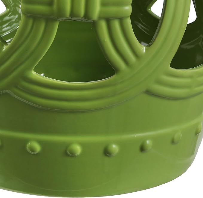 JONATHAN Y TBL1022H Lucky Coins 16" Chinese Ceramic Drum Indoor/Outdoor Garden - Image 8