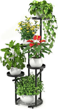 TOSKING 5 Tier Tall Plant Stand Indoor Outdoor, Heavy Duty Corner Plant Stand by TOSKINGESSENCE