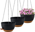 10 inch Hanging Planters for Indoor Plants, 3 Pack Self-Watering Hanging by Unknown