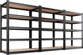 AOAORRG Set of 3 Garage Shelving Heavy Duty Storage Shelves, Metal Adjustable by Unknown