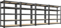 REIBII 2400LBS Storage Shelves 5 Tier Garage Shelving Heavy Duty Adjustable by REIBII