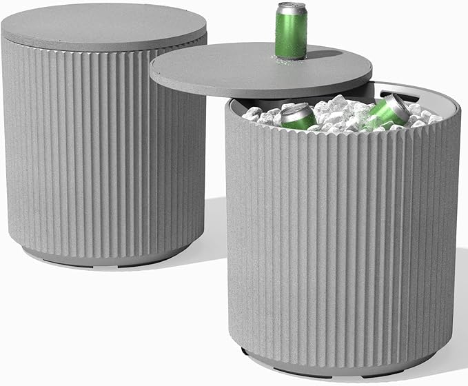 Veradek Outdoor Cooler Side Table - 2 in 1 - Designed by VeradekOutdoor