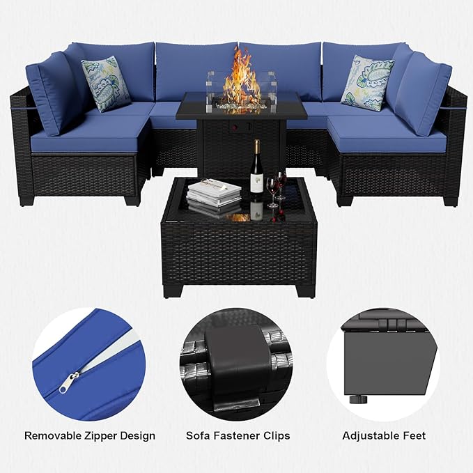 8-Piece Patio Furniture Set - Image 3